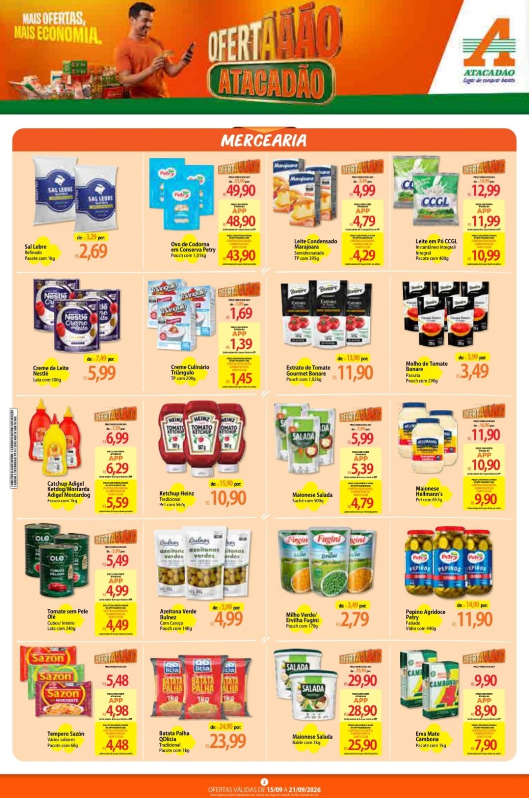 Foto da oferta do concorrente